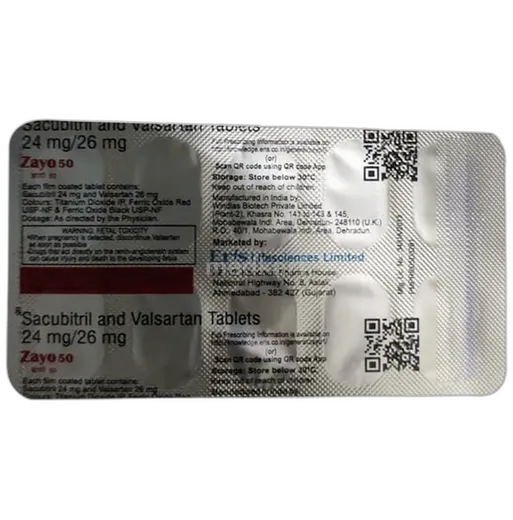 zayo 50mg tablet 10's